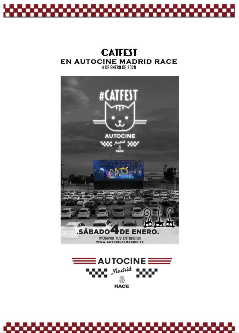 Ven al «Catfest» del Autocine Madrid y ayuda a Zarpas