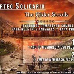 Sorteo Solidario The Elder Scrolls Online: Dona pienso y llévate fantásticos premios para el juego de Bethesda