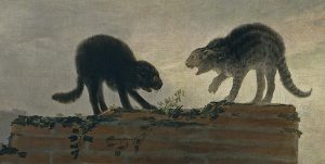 Riña de Gatos, cuadro de Goya